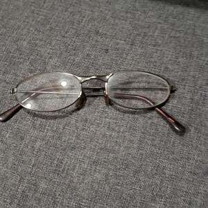 Vintage Amor UA 554 Brass Oval Eyeglass Frames NOS‎
